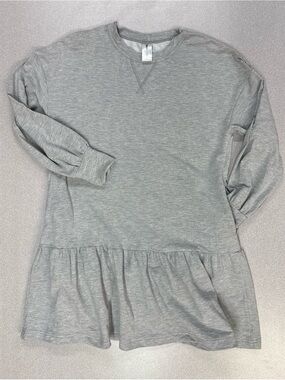 Jillian Harris x Smash + Tess Essential Mini Sweat Dress Bamboo Top w/Pockets